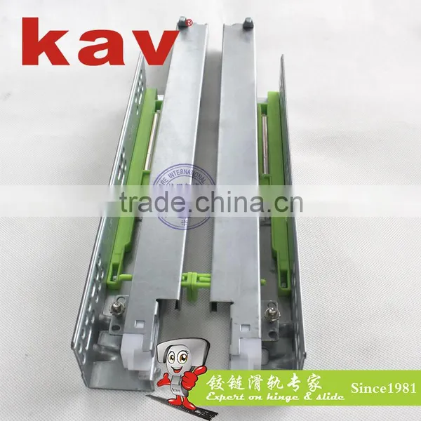 Soft Closing Kitchen Drawn Slide Concealed Slide Under-mount Full Extension to All Kinds of Wooden Drawer photo-2
