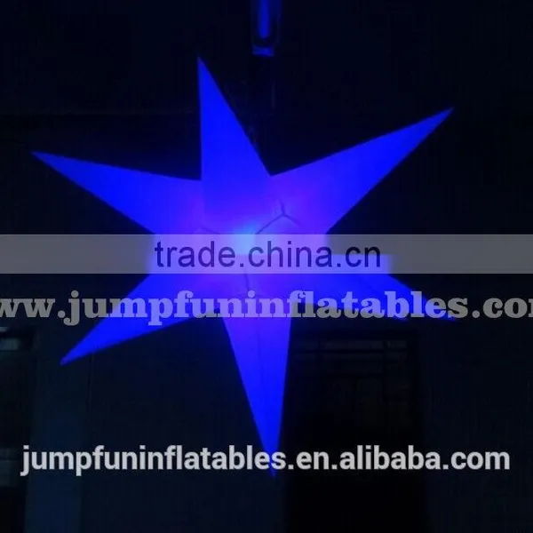 Colour Change LED Inflatable Star Hanging Lighting Balloon photo-3