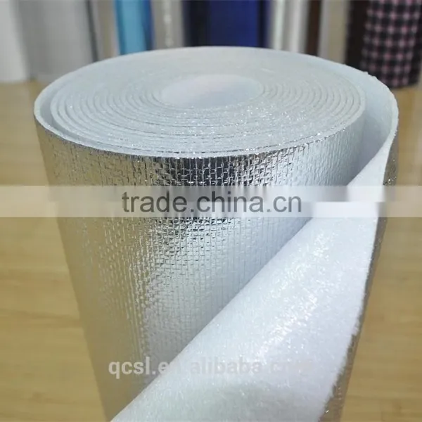 Linning Bag Cooler Bag Ice Bag Aluminum Foil Woven Fabric EPE Foam Foil Radiant Barrier Aluminum Woven EPE Foil Insulation