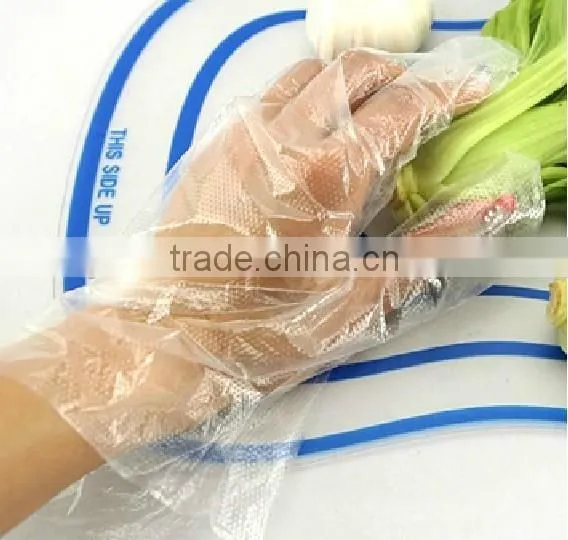 2015alibaba China Reusable Wholesale Cheap Clear Plastic Customized Disposable Cooking Gloves photo-4
