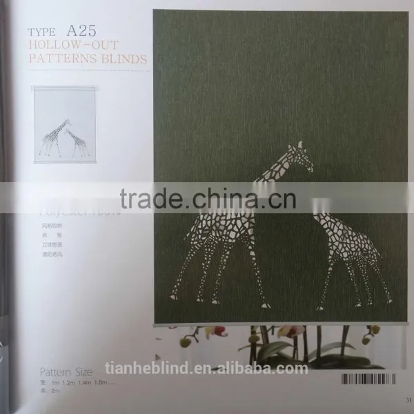Unique Hollowout Roller Blinds Made to Measure photo-2