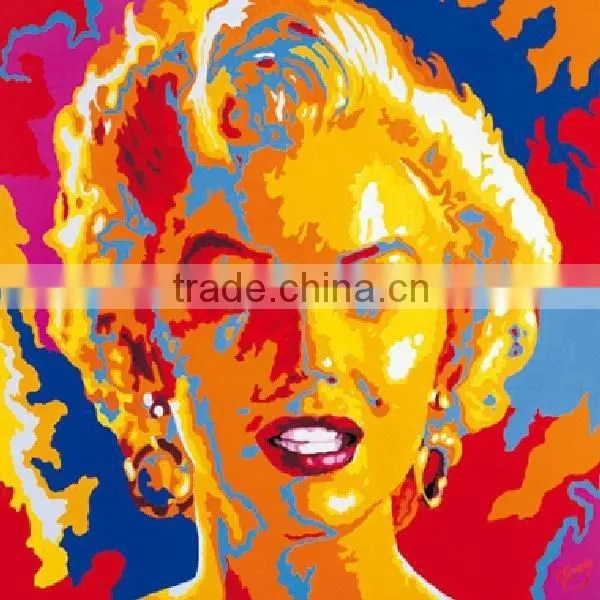 Famous Figure Pop Oil Painting on Canvas