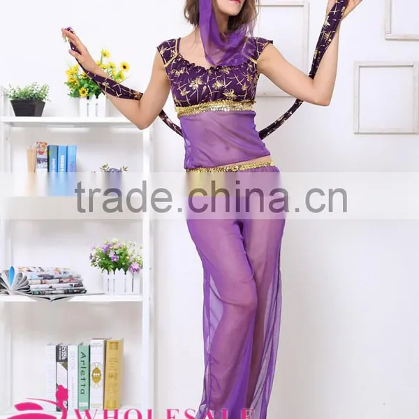 Adult Fancy Carnival Dress New Sexy Arab Tribal Belly Dance Costume photo-4