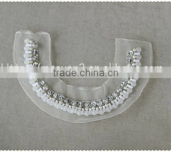 Latest Design Crystal Rhinestone Beaded Collars, Handmade Elegant Rehinestone Beaded Necklace photo-5