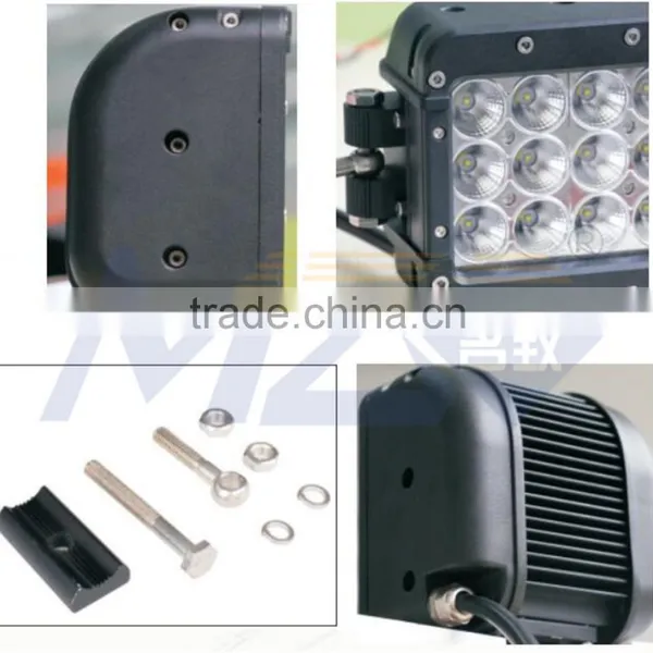 China MZ Factory Direct 11'' 108W 9500lm Led Offroad Bars Light Flood Spot Combo Four Row Square Led Light Bars ETI LED Hi Power photo-4