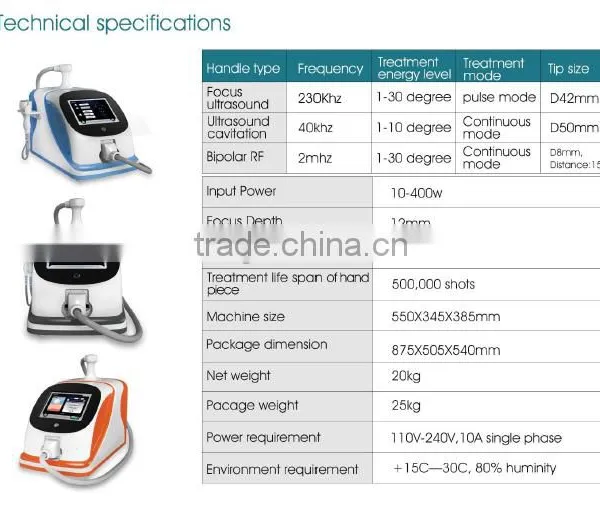 The Multifunctional and Effective Portable HIFU Focused Ultrasonic Fat Removal for Beauty Center and Clinic photo-4