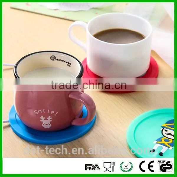 Promotional Best Quality Cardboard Soft Pvc Tea Cup Coaster photo-2