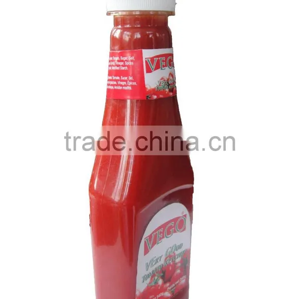 Hot Sell Bottle Tomato Ketchup VEGO Brand photo-4