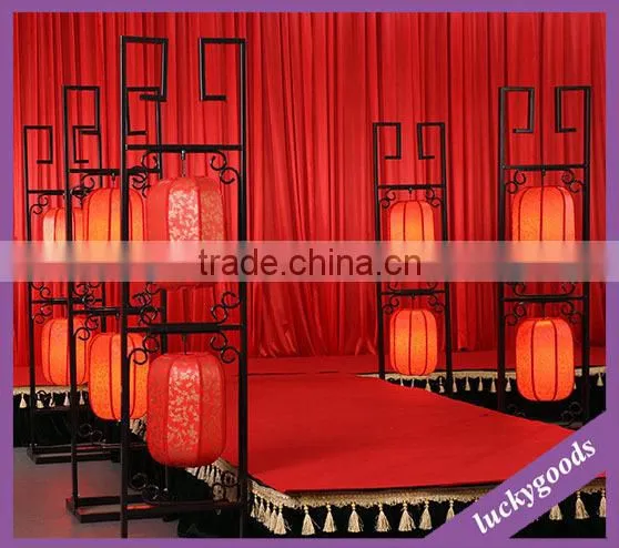 Floor Standing Red Large Chinese Lanterns for Indoor Decoration photo-4