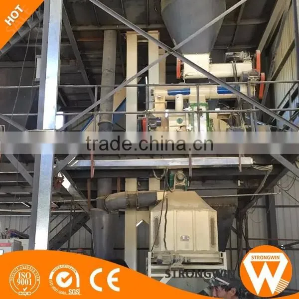 China Strongwin Animal Feed Machinery 1t/h Feed Mini Pellet Production Line Plant photo-4