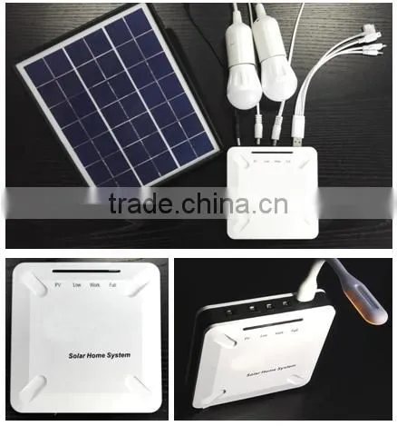 Mini Solar Light System 6W With 2.5Ah Lithium Battery photo-2