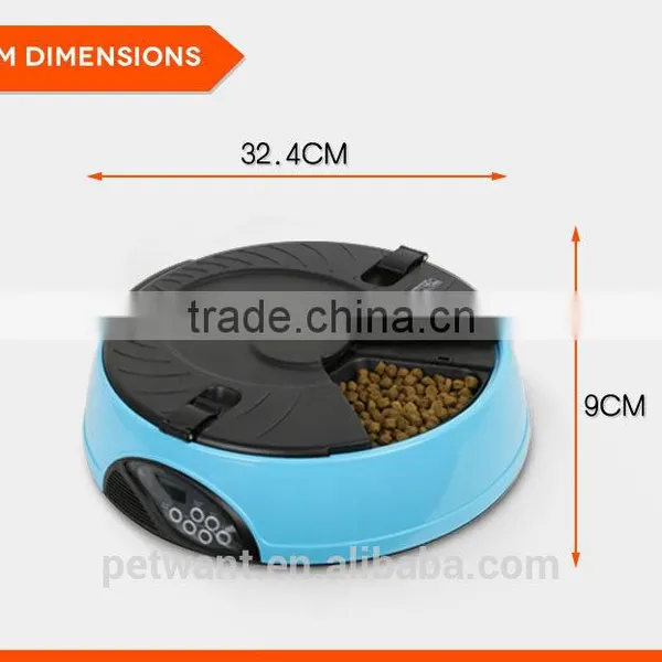 Time Programmable 6 Meals Automatic Dog Cat Animal Feeders photo-6