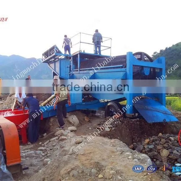 High Recovery River Sand Gold Trommel Wash Plant in Africa photo-4
