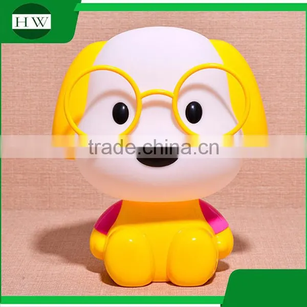 Plastic Decorative Cartoon DR. Dog Eye Protection Rechargeable Led Study Reading Desk Table Night Light Lamp photo-4
