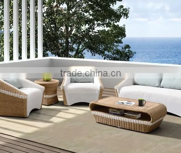 High End Outdoor Sofa, Outdoor Rattan Sofa Furniture Set photo-2