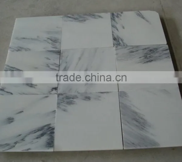 Blue Ske White Marble Floor Design photo-5