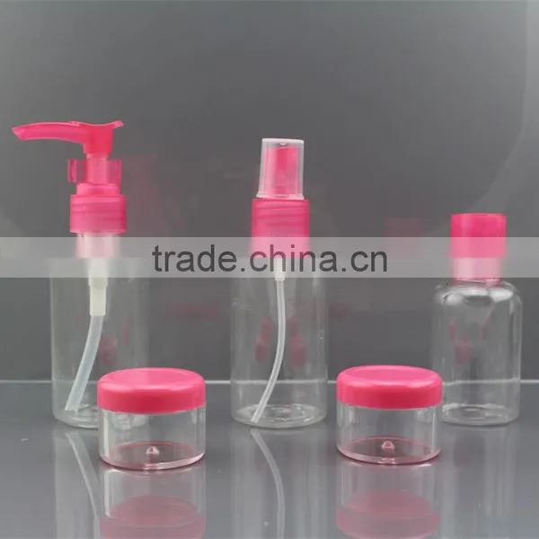 Pvc Bag Package Transparent Spray Bottle Pump Bottle Plastic Bottle Set for Cleaning Products photo-3