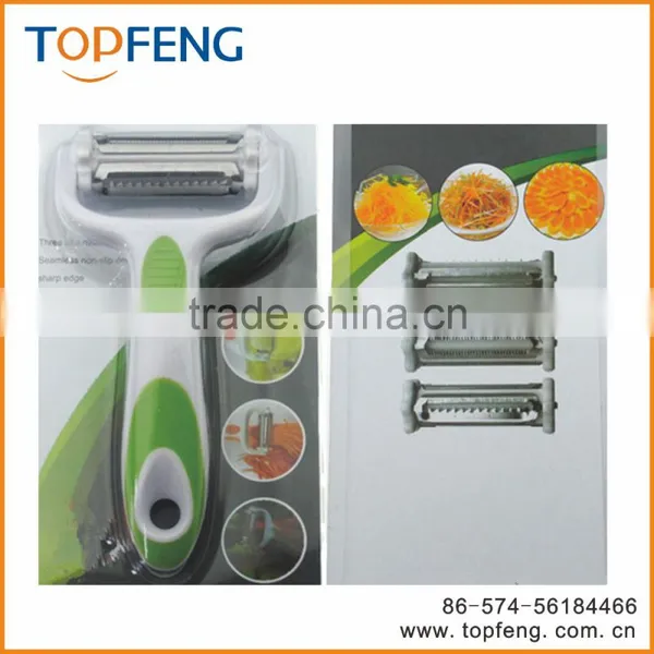 3 in 1 Peeler, 3way Peeler With Non-slip Handle, Vegetable Peeler,Peeler/Cutter/Slicer,Multifunction Rotation Vegetable Slicer photo-5