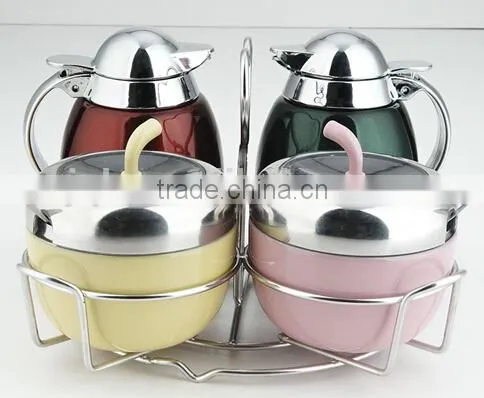 5pcs Stainless Steel Seasoning Pot Spice Container Set photo-6