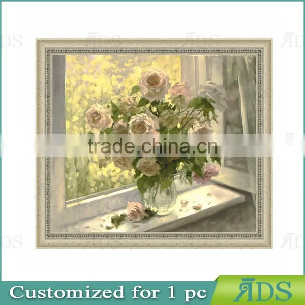 Wholesale New Designs Flowers Of Glass Painting photo-3