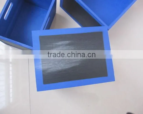 Wholesale Wooden Crates With Chalk Board Front photo-3