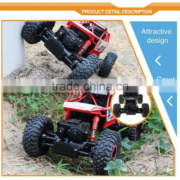 RC Car 4WD Rock Crawlers HB180B Off-Road Double Motors Vehicle 4x4 RC Bigfoot Truck photo-3