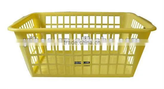 PP Middle Size Reusable Plastic Laundry Basket photo-3