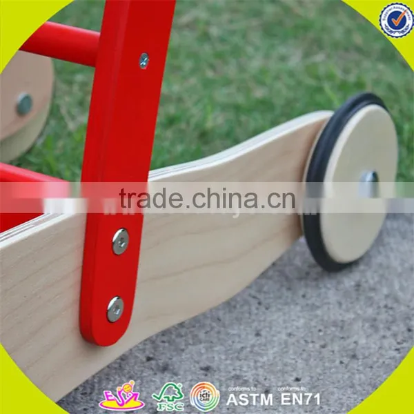 Wholesale Educational Red Wooden Toddler Walker Hot Sale Wooden Toddler Walker Useful Wooden Toddler Walker W13C013 photo-6