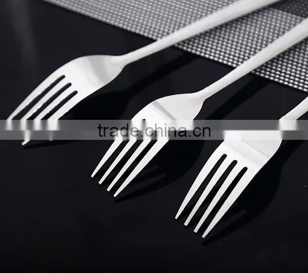 Natural Color Spoon and Fork Set With Stainless Steel Tableware Set photo-3
