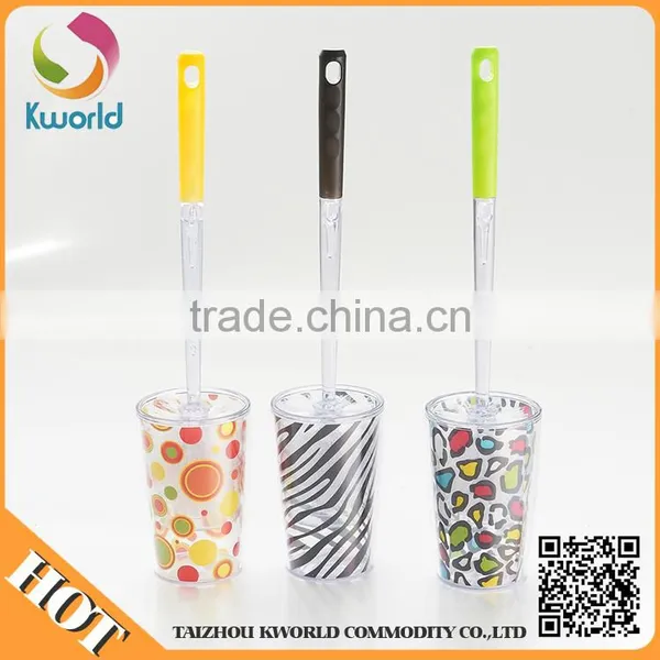 Certificated Approve Safe Material Colorful Plastic Toilet Brush photo-4