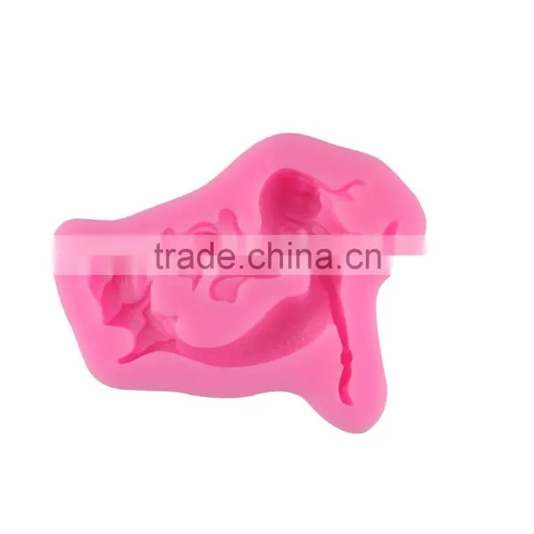 Liquid Silica Gel Mould DIY Chocolate Handmade Cake Mould Cake Decorating Tool Mermaid 1688 Agent photo-4