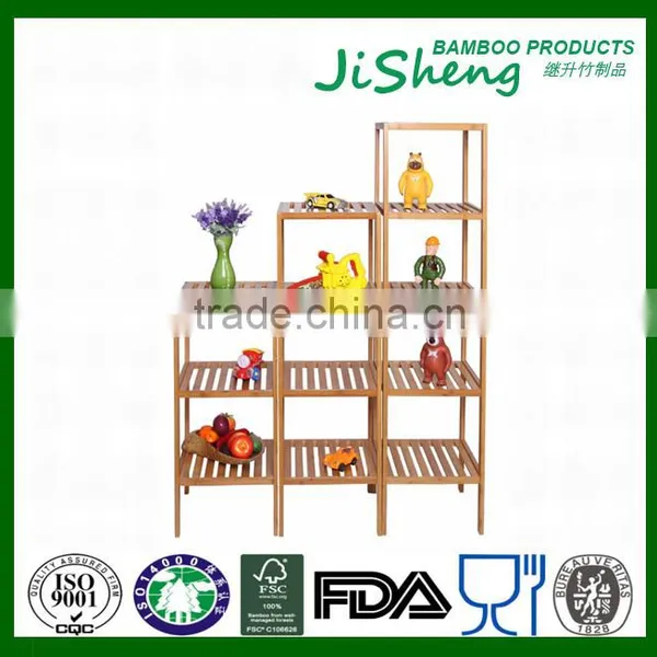 Multi-function Bamboo Kitchen Storage Rack for Office, Kitchen and Living Room photo-4