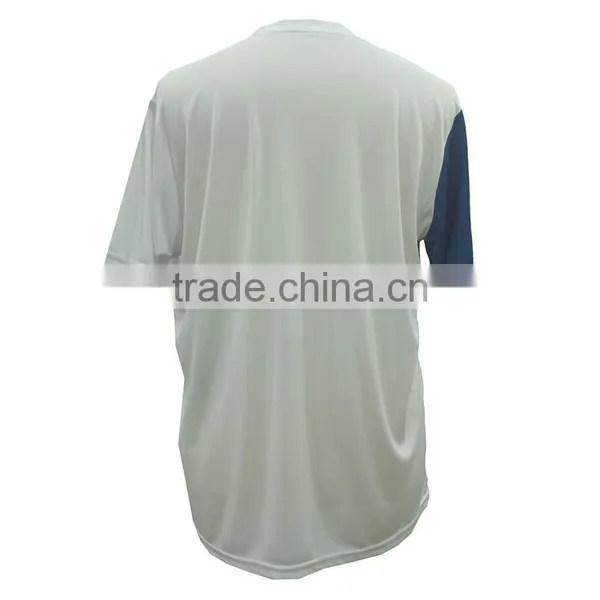 Classic Popular Blue and White Soccer Uniforms photo-3