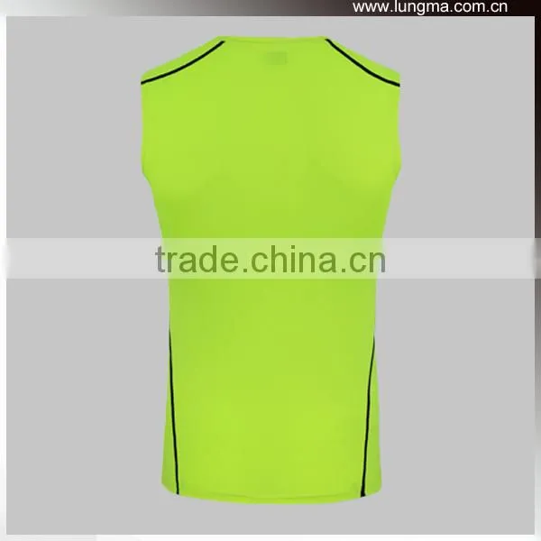 Custom Made Dri Fit MMA Sleeveless Rashguard Vest Tank Top | Sublimated Mens Compression Shirts photo-5