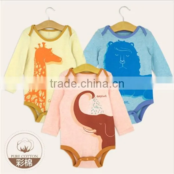 Breathable Cute Animal Clothes Funny Baby Rompers Cotton photo-3