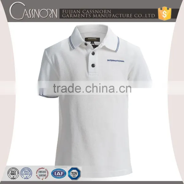 Custom Embroidery Logo Short Sleeve Latest t Shirt Designs for Men