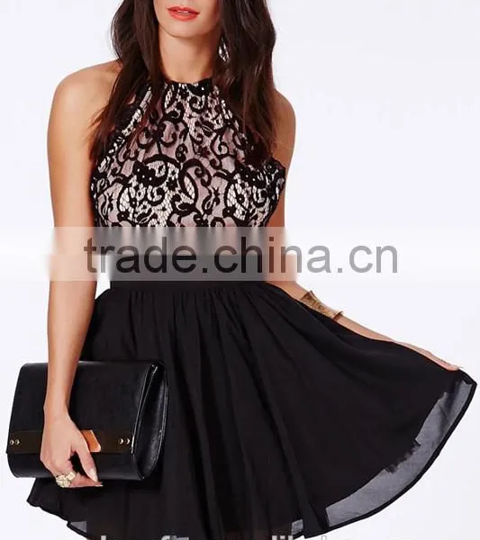 Women Dress New Sexy Backless Cross Backless Lace Ball Gown Party Dress Formal Homecoming Dress Short Mini Prom Dresses photo-2