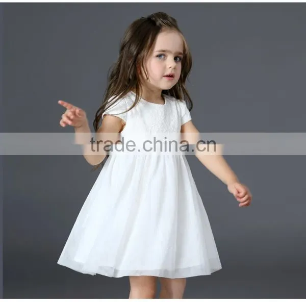 Girls Summer Dress a Little Girls Pink Princess Short Sleeve photo-2