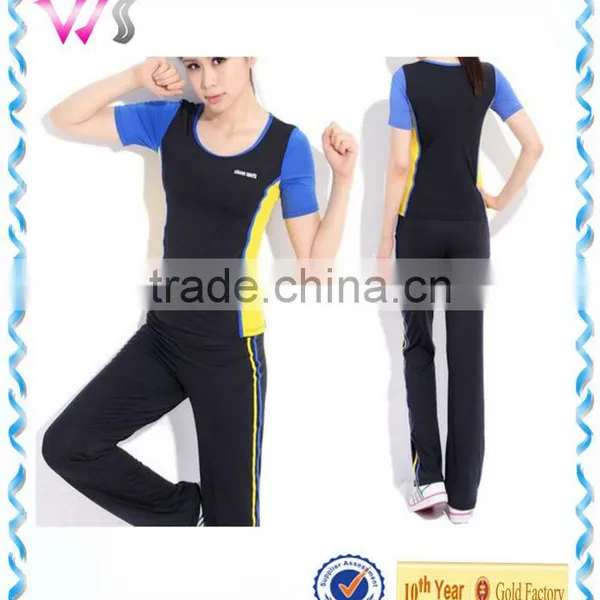 88% Nylon 12% Spandex Girls Pants Wearing Yoga Suit
