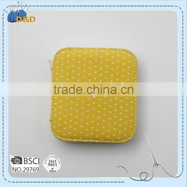 D&D Needlework Materials Yellow Fabric Zipper Pouch Sewing Kit Set With Sewing Accessories Promotional Gift photo-3