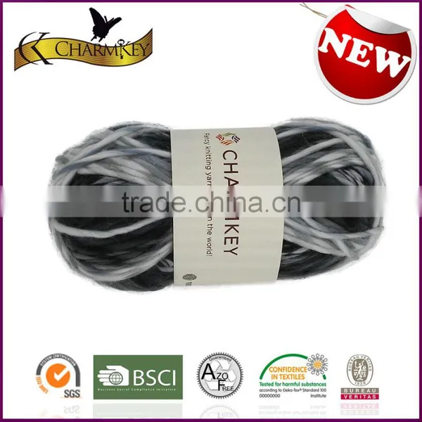 Space Dyed Fancy Yarn 100% Acrylic Yarn for Hand Knitting China Factory photo-2
