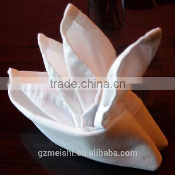 High Quality Washable Wedding Monogram Linen Napkin photo-4