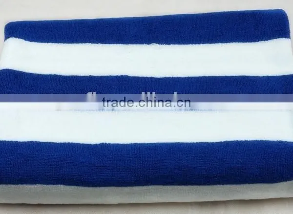 Hot Sale 100% Cotton Wholesale Stripe Hotel Pool Large Beach Towel Custom photo-6