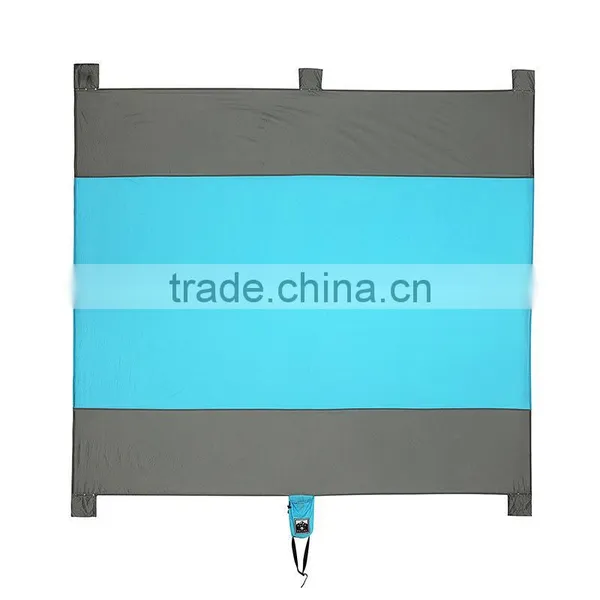 Parachute Nylon Waterproof & Sandproof Ripstop Ultra Light Big & Compact Beach Mat photo-6