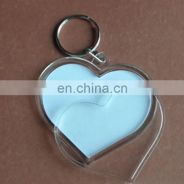 Printed Photo Insert Plastic 3d Acrylic Keychain photo-2