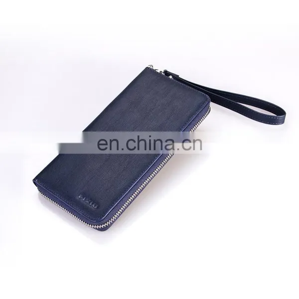 Realiable Quality New Style Bule Leather Popular Ladies Leather Wallet Sellers photo-5