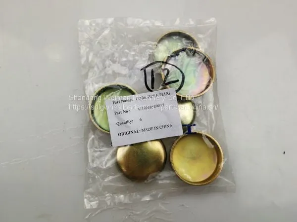 Original SDLG LG956L LG958L Wheel Loader Spare Parts 4110000509017 CORE HOLE PLUG photo-2