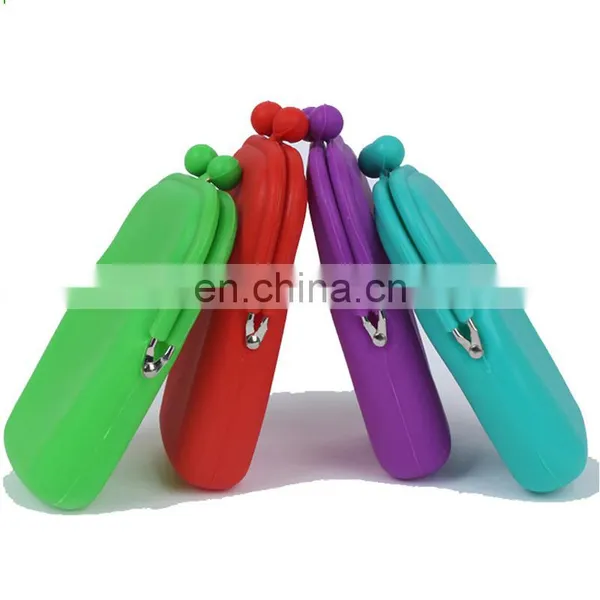 Japanese Style Candy Color Pouch Women Cosmetic Coin Purse Case Clutch Silicone Wallet photo-5