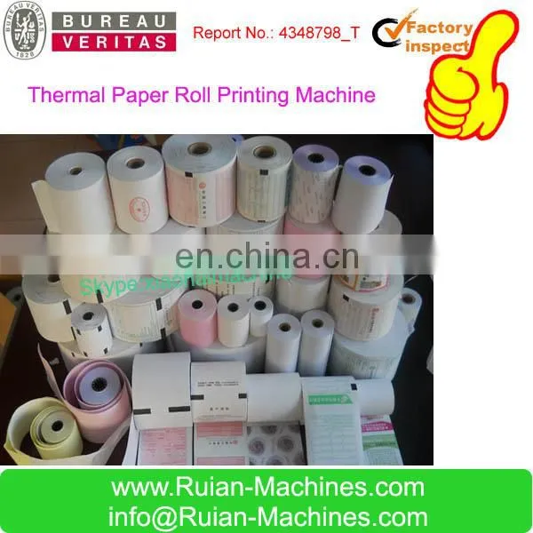 4 Colors Thermal Paper Jumbo Rolls Printing Machine photo-2