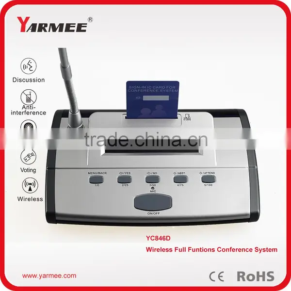 5 Buttons Conference Room Sound System Voting Device photo-5
